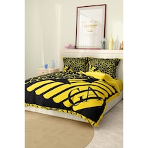 Marka Nevresim Takımı Çift Kişilik Pamuklu Saten Kumaş 6 Parça 3d Dijital Baskı Duvet Cover Set Model No:7 Renkli
