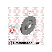 Zımmermann Ön Fren Aynası Corsa D 07 Corsa E 14 Adam 13 Punto Evo-grande Punto 05 284x22x6dlxhavalı 15 İnç 55702646 230.2370.20 93188918 5569025 55700923 55700922