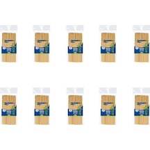 Dolphin Bambu Ahşap Çöp Şiş - Boy : 15 Cm. / En : 3mm - 100 Adetlik 10 Paket