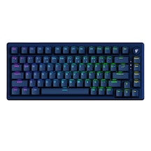 Gameraider K1 He Dark Blue Keychron Ultra-fast Lime Manyetik Switch 8k Hz Türkçe Kablolu Gaming Klavye