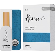 Rico Odcr1030 Organic Reserve Bb Klarnet Kamışı No: 3.0 Profesyonel - 10'lu Paket Organik Üretim, Geleneksel Kesim Ve Kararlı Ses Yapısı