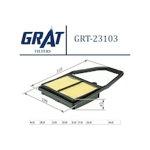 Grat 23103 Hava Filtresi- Honda: Civic 01 06 Hb