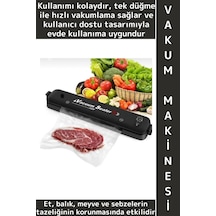 Wintoup Premium Mutfak Et Sebze Meyve Balık Tek Tuş Kolay Kullanım Otomatik Ev Tipi Gıda Vakumlama Makinesi