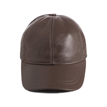 Shopiolog Unisex Hakiki Deri Beyzbol Kep