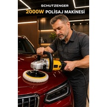 Dy-2000w Elektirikli Polisaj Makinesi Devir Ayarlı 6 Kademeli 180mm Pasta Cila Makinesi Pro Sarı Alman