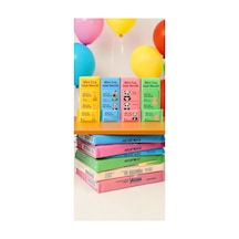 8'li 1 Paket - Mini Kokusuz Islak Mendil Cep Islak Mendili Evde - Okulda - Ofiste Figürlu Islak Mendil Diğer