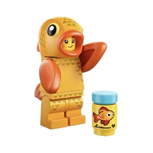 71051 Minifigures Hayvanlar Seri 28 Fluffy Goldfish Costume