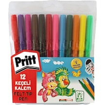 Pritt Keçeli Boya Kalemi 12 Renk 1687976
