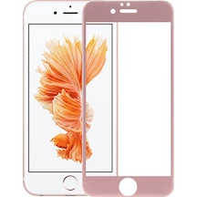 Bufalo Iphone 6-6S Kavisli 4D Cam Ekran Koruyucu Rose Gold