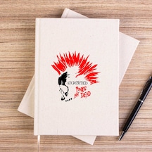 The Exploited Not Dead Punks Çizgisiz Kanvas Defter Krem