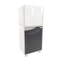 Kanki Pet 40 Cm Ultra Clear Nano West Seri Mobilyalı Akvaryum Antrasit 64 Litre