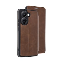 Xiaomi Poco X7 Pro Uyumlu Kılıf Flip Cover - Taba