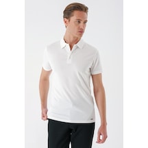 Slim Fit Düğmeli Polo Yaka Pamuklu Beyaz Tişört Ts 879 Beyaz Slim Fit Düğmeli Polo Yaka Pamuklu Beyaz Tişört Ts 879 Beyaz