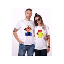 Tshirthane Pokemon Pikachu Sevgili Kombinleri Tshirt Kombini Beyaz Tshirthane Pokemon Pikachu Sevgili Kombinleri Tshirt Kombini Beyaz