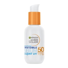 2 Adet Garnier Ambre Solaire Invisible Serum Super Uv Günlük Güneş Koruyucu Serum