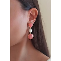 Kadın Vip Seri Özel Tasarım Küpe-5478 Altın