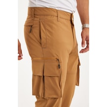 Camp Scoutland Camp528 Outdoor Tactical Su İticili Likralı Yazlık Erkek Taktik Pantolon Hardal