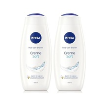 Creme Soft Kremsi Dokunuş Banyo Ve Duş Jeli 500 Ml, Pro-vitamin, Yağı, Nemlendirme 2 Paketi Açık Bej