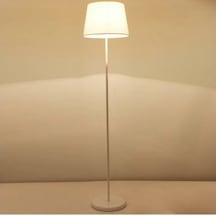 RİOLİGHT RETRO,RUSTİK,VİNTAGE BEYAZ METAL GÖVDE BEYAZ KUMAŞ BAŞLI