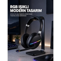 5 0 Rgb Işıklı Tasarım Bluetooth Kulaklık