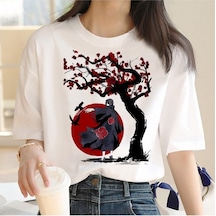 Noıssey Kırmızı Etiket Anime Naruto Kakashi Grafik T-shirt Mod799 11925 Beyaz