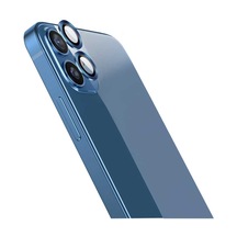 Nettech Apple Uyumlu iPhone 11 Fosfor Seri Kamera Cam Koruyucu - Mavi