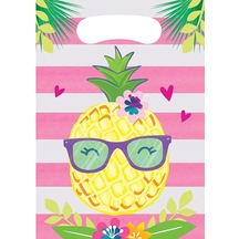 Ananas, Flamingo Ve Arkadaşları Hediye Poşeti 8 Adet