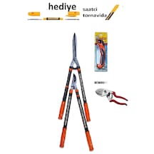 Rico Uzatmalı Dal Kesme Budama Makası Çim Kesme Makası Katlanır Testere R11