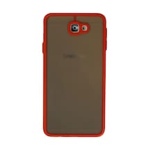 Samsung Uyumlu Galaxy J7 Prime Uyumlu Kılıf Montreal Silikon Kapak - Kırmızı