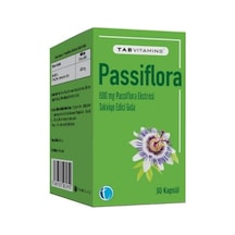 Tabvitamins Passiflora 600 Mg 30 Kapsül