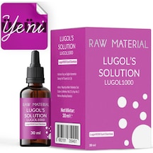 Raw Material Lugol Solüsyon 1000 İyot Damlası 30 ML