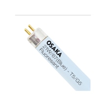 Osaka 21W Mavi T5 G5 Floresan Ampul 5 Adet