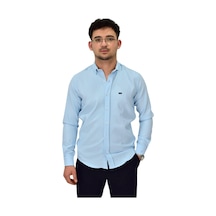 Erkek Likralı Spor Silim Fit Gömlek Bgl-st04327 Siyah