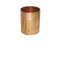 Paslanmaz Metal Gold Renkli Ofis Mutfak Banyo Çöp Kovası 3 Litre Altın