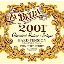 La Bella 2001h Klasik Gitar Teli Hard Tension Konser Serisi Güçlü Ses
