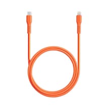 Usb-c - Lightning Hızlı Şarj Kablosu 120cm Neon Neon Turuncu