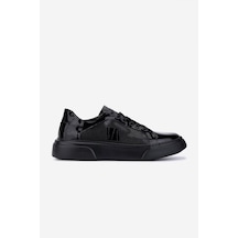 Valmenti Erkek Hakiki Deri Siyah Rugan Sneakers & Spor Ayakkabı 1163 2027 Erk Ayk Sk25-26 Sıyah Rgn Siyah1