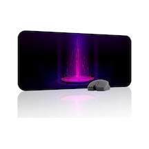 Fütüristik Gaming Mouse Pad Kauçuk Kaymaz Taban Mousepad V2, 70x30 Xl