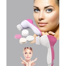 5 Başlıklı Yüz Masaj Aleti Cilt Temizleme, Peeling, Siyah Nokta Ve Gözenek Bakımı - Lisinya