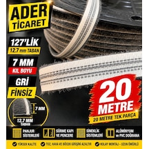 Ader 127 Lik Kıl Fitil 7 Mm Gri Finsiz 20 Metre
