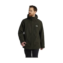 Jack Wolfskın Jack Wolfskin Pinetrail 3in1 Erkek Outdoor Ceketi E0205 Haki