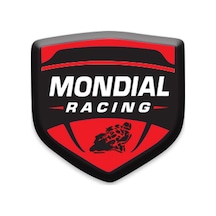 Motosiklet Stıcker Mondial Logolu 3d Kabartmalı Siperlik Camı 2