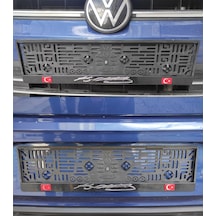 K.Atatürk Araç Takmatik Çıtalı Oto Plakalık 2 Adet Ön Arka