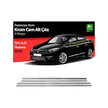 Renault Fluence Krom Cam Çıtası 4 Prç. 2010 Ve Üzeri P. Çelik