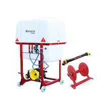 Bartec PT600-D Şaftlı 3 Membran Pompalı Makaralı Pülverizatör 600 Litre