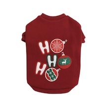 Gedyco Hohoho Bordo Küçük Irk Köpek Likralı Sweatshirt