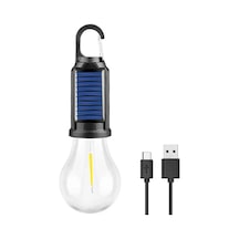 Kıtlıfy Güneş Enerjili Led Kamp Lambası - Usb Şarj, Su Geçirmez, Taşınabilir, Balıkçılık İçin 9w