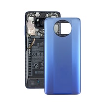 Xiaomi Poco X3 Pro Uyumlu Arka Pil Batarya Kapağı M2102j20sg M2102j20sı - Mavi