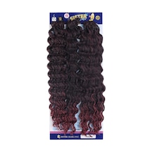 Afro Dalgası /siyah Kızıl Ombreli 1b/bg - Mydr-461874 Çok Renkli