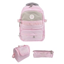 Astral Kids Club Power 3 Lü İlkokul Çanta Seti Maksimum Düzen, Konfor Ve Dayanıklılık-2 Pembe